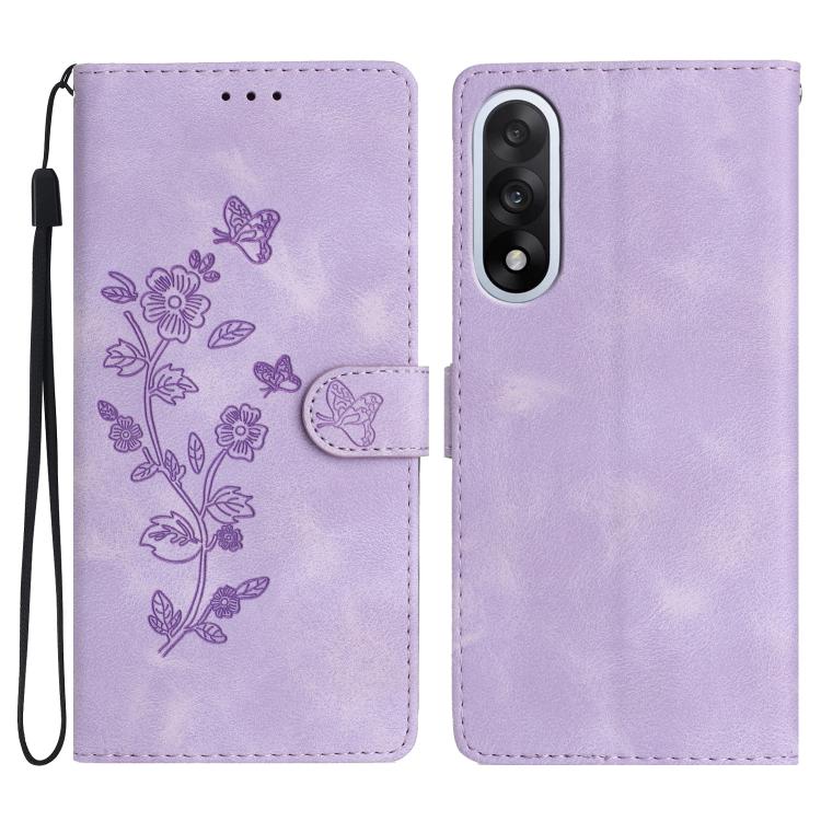 Flower Butterfly Embossing Pattern Leather Phone Case, For OnePlus Ace 6, For OnePlus 15, For OnePlus Nord 5, For OnePlus Nord CE5
