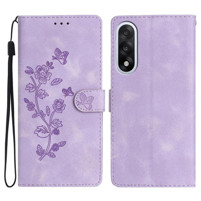 Flower Butterfly Embossing Pattern Leather Phone Case, For OnePlus Ace 6, For OnePlus 15, For OnePlus Nord 5, For OnePlus Nord CE5