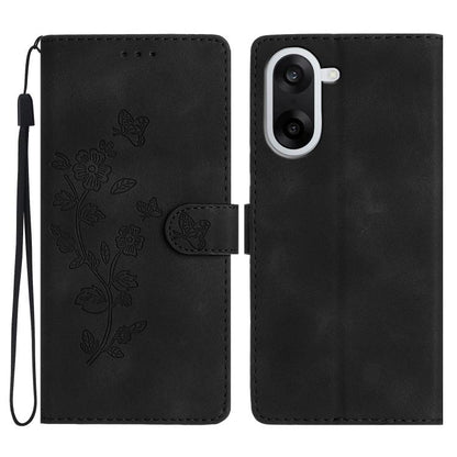 Flower Butterfly Embossing Pattern Leather Phone Case, For OnePlus Ace 6, For OnePlus 15, For OnePlus Nord 5, For OnePlus Nord CE5