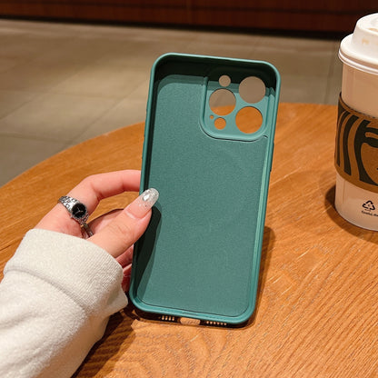 Solid Color Liquid Silicone MagSafe Magnetic Phone Case, For iPhone 12