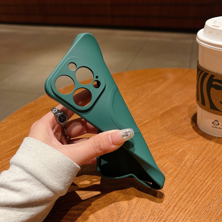 Solid Color Liquid Silicone MagSafe Magnetic Phone Case, For iPhone 11