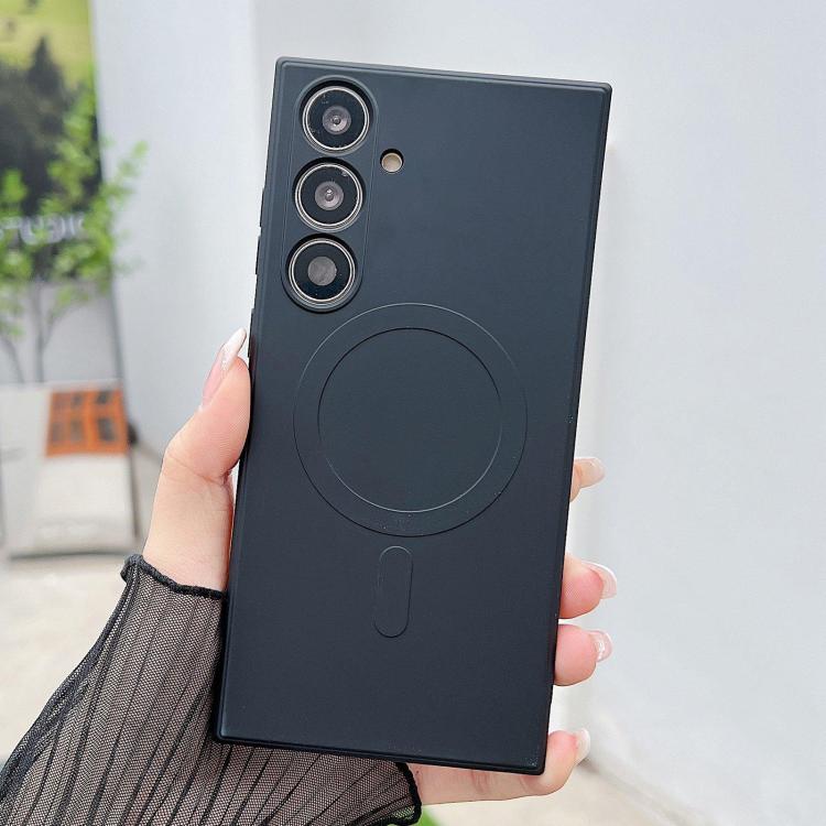 Solid Color Liquid Silicone MagSafe Magnetic Phone Case, For Samsung Galaxy S26+ 5G, For Samsung Galaxy S26 Ultra 5G