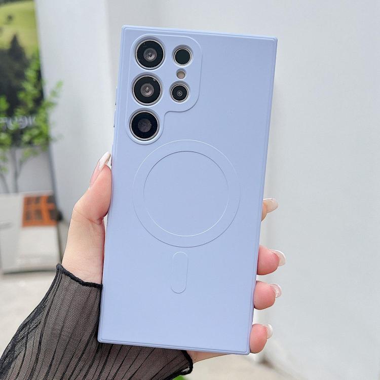 Solid Color Liquid Silicone MagSafe Magnetic Phone Case, For Samsung Galaxy S26+ 5G, For Samsung Galaxy S26 Ultra 5G