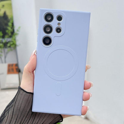 Solid Color Liquid Silicone MagSafe Magnetic Phone Case, For Samsung Galaxy S26+ 5G, For Samsung Galaxy S26 Ultra 5G