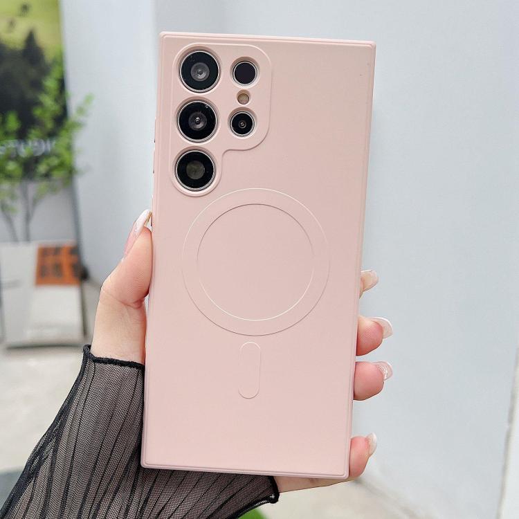 Solid Color Liquid Silicone MagSafe Magnetic Phone Case, For Samsung Galaxy S26+ 5G, For Samsung Galaxy S26 Ultra 5G