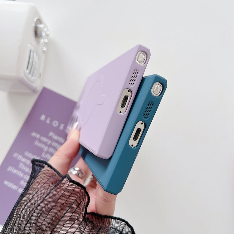 Solid Color Liquid Silicone MagSafe Magnetic Phone Case, For Samsung Galaxy S26 5G, For Samsung Galaxy S25 Edge 5G