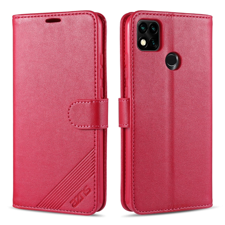 AZNS Sheepskin Texture Horizontal Flip Leather Case with Holder & Card Slots & Wallet, For Xiaomi Redmi 9C