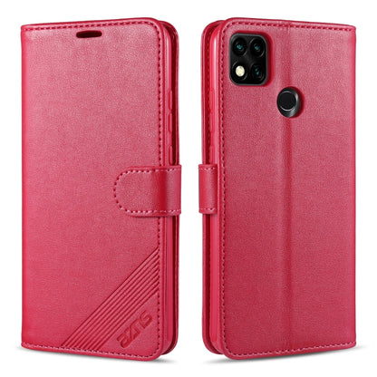 AZNS Sheepskin Texture Horizontal Flip Leather Case with Holder & Card Slots & Wallet, For Xiaomi Redmi 9C