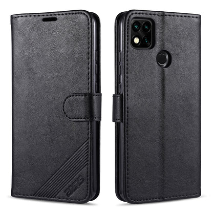 AZNS Sheepskin Texture Horizontal Flip Leather Case with Holder & Card Slots & Wallet, For Xiaomi Redmi 9C
