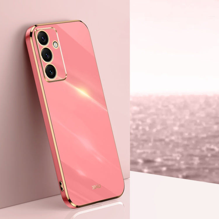 XINLI Straight Edge 6D Electroplate TPU Phone Case, For Samsung Galaxy S25+ 5G, For Samsung Galaxy S25 Ultra 5G, For Samsung Galaxy S24 FE 5G