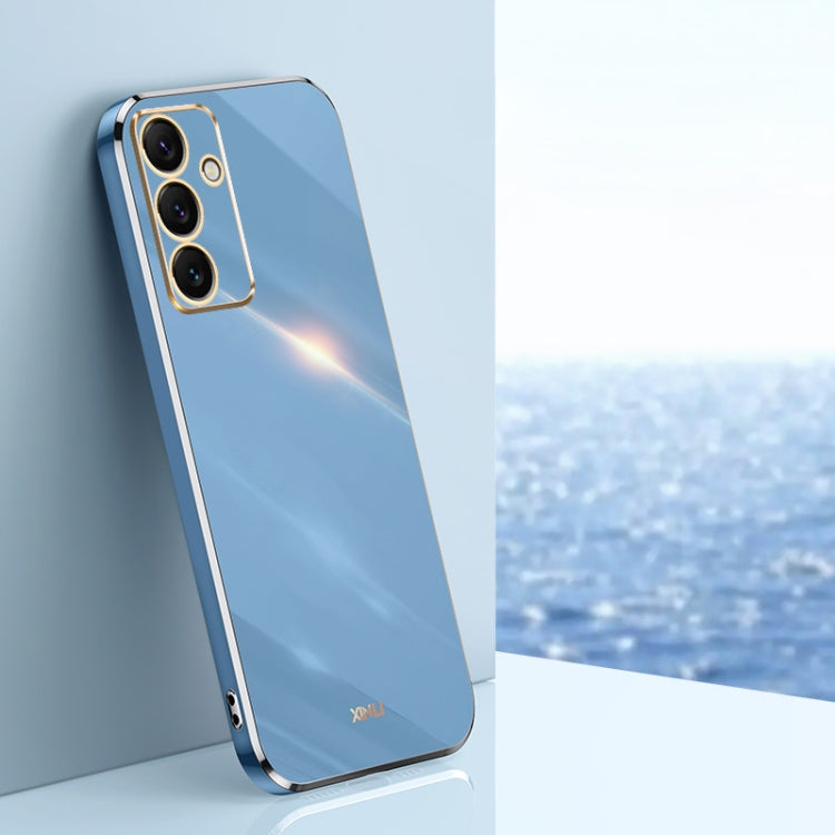 XINLI Straight Edge 6D Electroplate TPU Phone Case, For Samsung Galaxy S25+ 5G, For Samsung Galaxy S25 Ultra 5G, For Samsung Galaxy S24 FE 5G