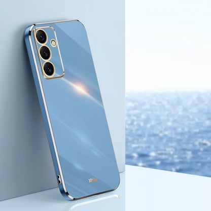 XINLI Straight Edge 6D Electroplate TPU Phone Case, For Samsung Galaxy S25+ 5G, For Samsung Galaxy S25 Ultra 5G, For Samsung Galaxy S24 FE 5G