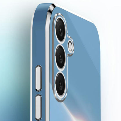 XINLI Straight Edge 6D Electroplate TPU Phone Case, For Samsung Galaxy S25 FE 5G, For Samsung Galaxy S25 Edge 5G, For Samsung Galaxy S25 5G