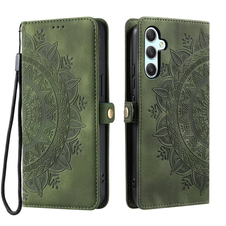 Skin Feel Totem Embossed Leather Phone Case, For Samsung Galaxy S24 5G, For Samsung Galaxy S23 FE 5G, For Samsung Galaxy S23 Ultra 5G, For Samsung Galaxy S23+ 5G
