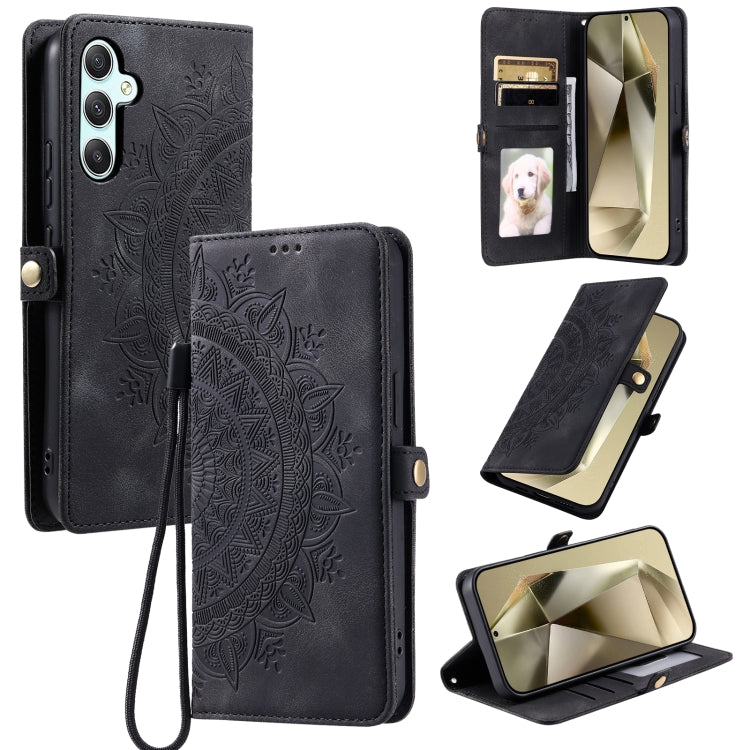 Skin Feel Totem Embossed Leather Phone Case, For Samsung Galaxy S24 5G, For Samsung Galaxy S23 FE 5G, For Samsung Galaxy S23 Ultra 5G, For Samsung Galaxy S23+ 5G