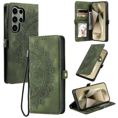 Skin Feel Totem Embossed Leather Phone Case, For Samsung Galaxy S24 5G, For Samsung Galaxy S23 FE 5G, For Samsung Galaxy S23 Ultra 5G, For Samsung Galaxy S23+ 5G