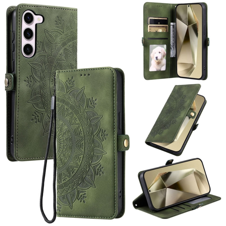 Skin Feel Totem Embossed Leather Phone Case, For Samsung Galaxy S24 5G, For Samsung Galaxy S23 FE 5G, For Samsung Galaxy S23 Ultra 5G, For Samsung Galaxy S23+ 5G