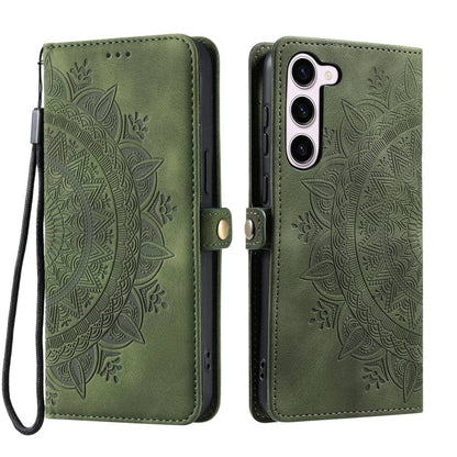 Skin Feel Totem Embossed Leather Phone Case, For Samsung Galaxy S23 5G, For Samsung Galaxy S20 FE, For Samsung Galaxy S22 Ultra 5G