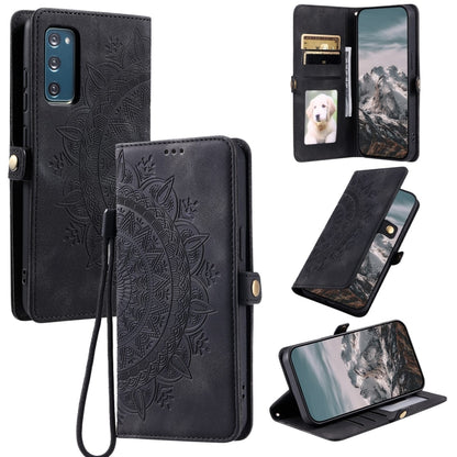 Skin Feel Totem Embossed Leather Phone Case, For Samsung Galaxy S23 5G, For Samsung Galaxy S20 FE, For Samsung Galaxy S22 Ultra 5G