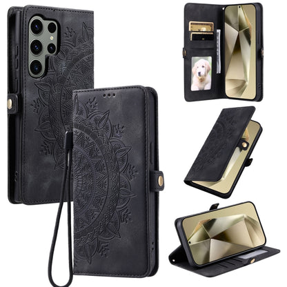 Skin Feel Totem Embossed Leather Phone Case, For Samsung Galaxy S23 5G, For Samsung Galaxy S20 FE, For Samsung Galaxy S22 Ultra 5G