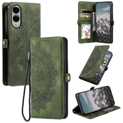 Skin Feel Totem Embossed Leather Phone Case, For Samsung Galaxy S25 FE 5G, For Samsung Galaxy S25 Edge 5G, For Samsung Galaxy S25 5G, For Samsung Galaxy S25+ 5G