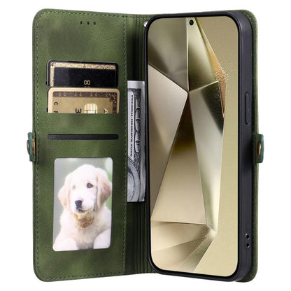 Skin Feel Totem Embossed Leather Phone Case, For Samsung Galaxy S25 FE 5G, For Samsung Galaxy S25 Edge 5G, For Samsung Galaxy S25 5G, For Samsung Galaxy S25+ 5G