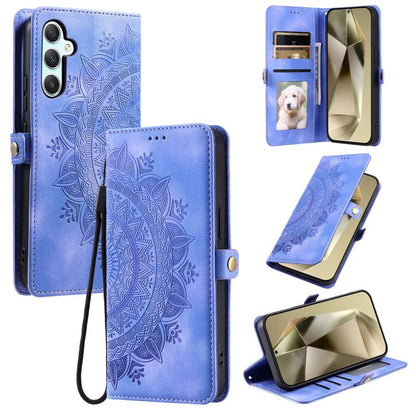 Skin Feel Totem Embossed Leather Phone Case, For Samsung Galaxy S25 FE 5G, For Samsung Galaxy S25 Edge 5G, For Samsung Galaxy S25 5G, For Samsung Galaxy S25+ 5G