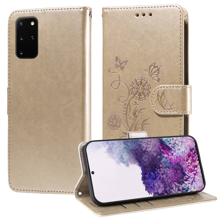 Embossed Butterfly Flowers Leather Phone Case, For Galaxy S21 Ultra 5G, For Galaxy S20 Ultra, For Galaxy S20, For Galaxy S20+