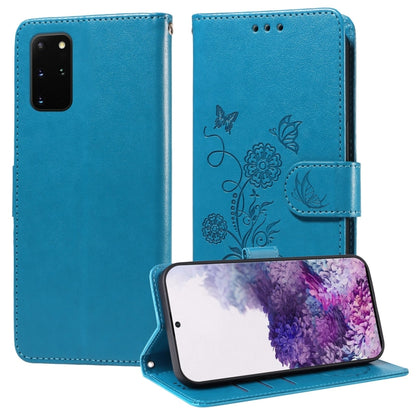 Embossed Butterfly Flowers Leather Phone Case, For Galaxy S21 Ultra 5G, For Galaxy S20 Ultra, For Galaxy S20, For Galaxy S20+