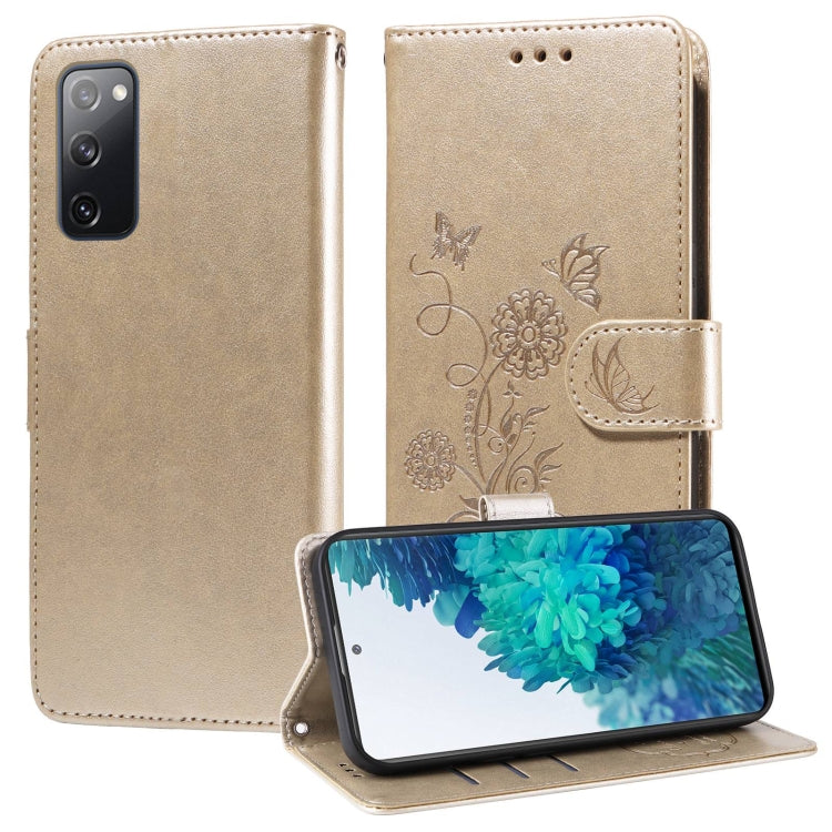 Embossed Butterfly Flowers Leather Phone Case, For Samsung Galaxy S20 FE, For Samsung Galaxy S22 Ultra 5G, For Samsung Galaxy S22+ 5G, For Samsung Galaxy S22 5G