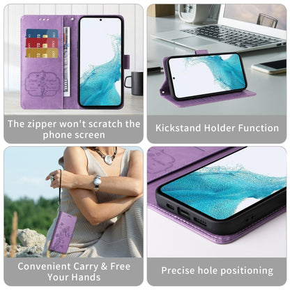 Embossed Butterfly Flowers Leather Phone Case, For OnePlus 12R / Ace 3 5G, For OnePlus 12, For OnePlus Nord CE3, For OnePlus Nord CE 3 Lite / Nord N30