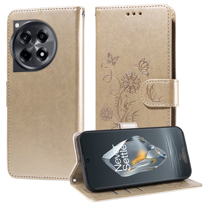 Embossed Butterfly Flowers Leather Phone Case, For OnePlus 12R / Ace 3 5G, For OnePlus 12, For OnePlus Nord CE3, For OnePlus Nord CE 3 Lite / Nord N30