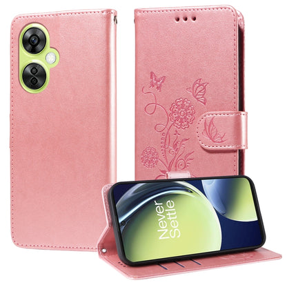 Embossed Butterfly Flowers Leather Phone Case, For OnePlus 12R / Ace 3 5G, For OnePlus 12, For OnePlus Nord CE3, For OnePlus Nord CE 3 Lite / Nord N30