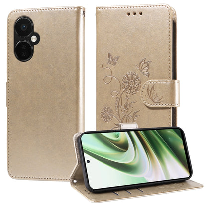 Embossed Butterfly Flowers Leather Phone Case, For OnePlus 12R / Ace 3 5G, For OnePlus 12, For OnePlus Nord CE3, For OnePlus Nord CE 3 Lite / Nord N30