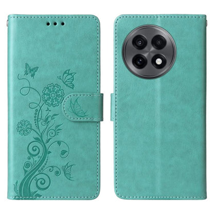 Embossed Butterfly Flowers Leather Phone Case, For OnePlus Ace 5 Racing / Nord CE5, For OnePlus 13R / Ace 5 / Ace 5 Pro, For OnePlus 13, For OnePlus Nord 4 5G