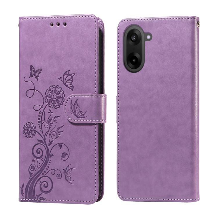 Embossed Butterfly Flowers Leather Phone Case, For OnePlus Ace 5 Racing / Nord CE5, For OnePlus 13R / Ace 5 / Ace 5 Pro, For OnePlus 13, For OnePlus Nord 4 5G