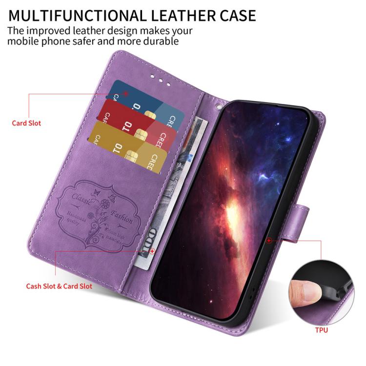 Embossed Butterfly Flowers Leather Phone Case, For OnePlus Ace 5 Racing / Nord CE5, For OnePlus 13R / Ace 5 / Ace 5 Pro, For OnePlus 13, For OnePlus Nord 4 5G