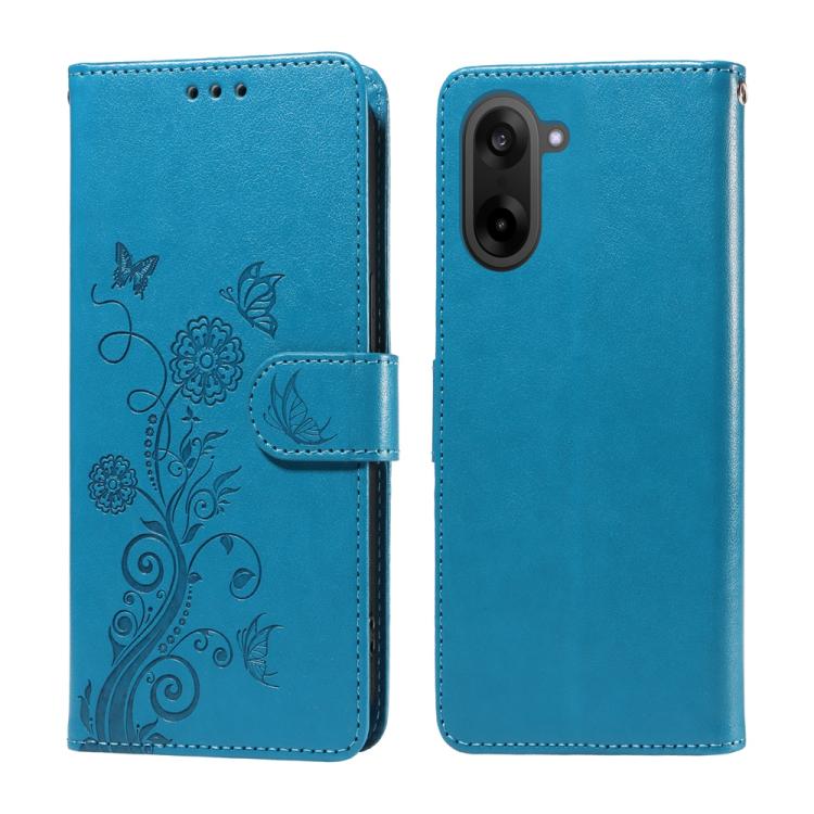 Embossed Butterfly Flowers Leather Phone Case, For OnePlus Ace 5 Racing / Nord CE5, For OnePlus 13R / Ace 5 / Ace 5 Pro, For OnePlus 13, For OnePlus Nord 4 5G