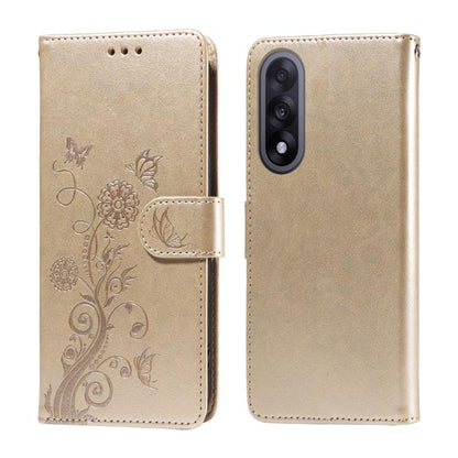 Embossed Butterfly Flowers Leather Phone Case, For OnePlus Turbo 6V / Turbo 6, For OnePlus Ace 6 / 15R, For OnePlus 15, For OnePlus Ace 5 Ultra / Nord 5