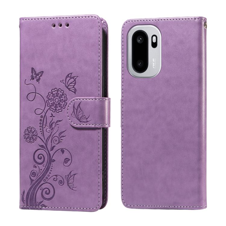 Embossed Butterfly Flowers Leather Phone Case, For OnePlus Turbo 6V / Turbo 6, For OnePlus Ace 6 / 15R, For OnePlus 15, For OnePlus Ace 5 Ultra / Nord 5