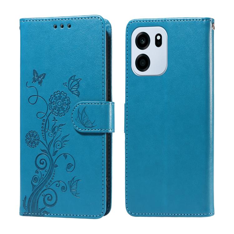 Embossed Butterfly Flowers Leather Phone Case, For OnePlus Turbo 6V / Turbo 6, For OnePlus Ace 6 / 15R, For OnePlus 15, For OnePlus Ace 5 Ultra / Nord 5