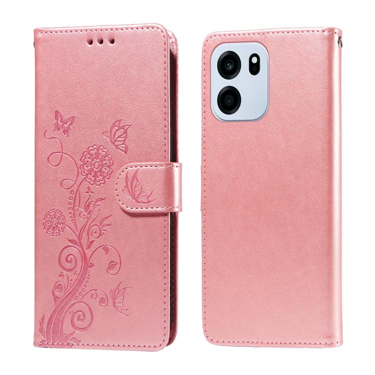 Embossed Butterfly Flowers Leather Phone Case, For OnePlus Turbo 6V / Turbo 6, For OnePlus Ace 6 / 15R, For OnePlus 15, For OnePlus Ace 5 Ultra / Nord 5