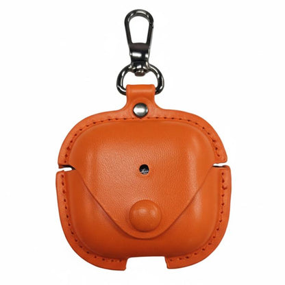 Business Leather Earphone Protective Case with Hook, For AirPods Pro 3, For AirPods 4