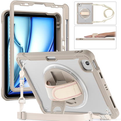 Heavy Duty Hybrid Tablet Case with Hand Grip & Strap, For iPad Air 13 2026 / 2025 / 2024, For iPad Air 11 2026 / 2025 / 2024, For iPad Pro 13 2025 / 2024