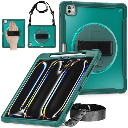 Heavy Duty Hybrid Tablet Case with Hand Grip & Strap, For iPad Pro 11 2025 / 2024