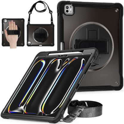 Heavy Duty Hybrid Tablet Case with Hand Grip & Strap, For iPad Pro 11 2025 / 2024