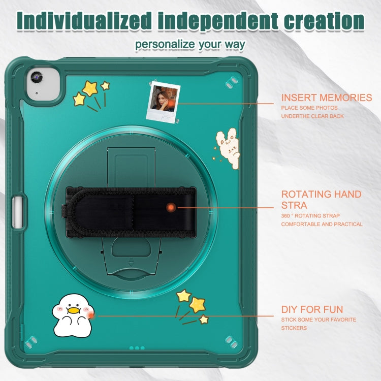 Heavy Duty Hybrid Tablet Case with Hand Grip & Strap, For iPad Air 13 2025 / 2024