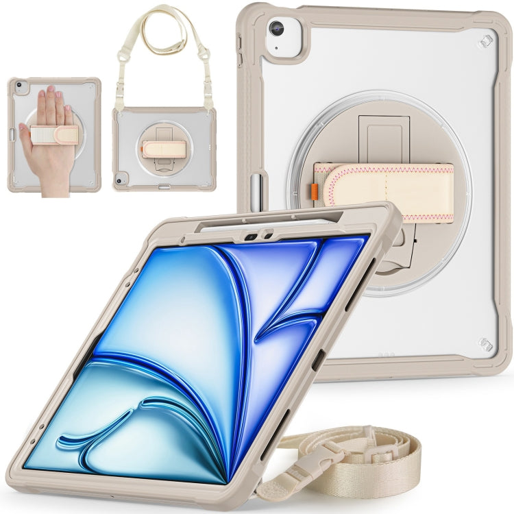 Heavy Duty Hybrid Tablet Case with Hand Grip & Strap, For iPad Air 13 2025 / 2024