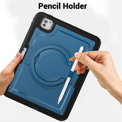 Honeycomb Hybrid Tablet Case with Handle Holder & Strap, For iPad Pro 11 2025 / 2024, For iPad 10th Gen 10.9 2022, For iPad mini 2024 / mini 6