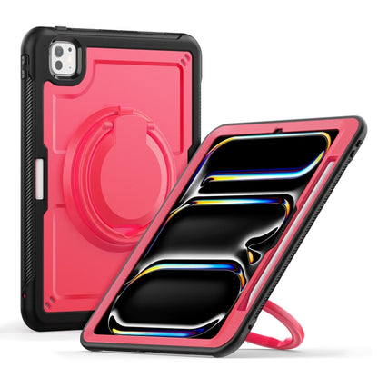 Honeycomb Hybrid Tablet Case with Handle Holder & Strap, For iPad Pro 11 2025 / 2024, For iPad 10th Gen 10.9 2022, For iPad mini 2024 / mini 6